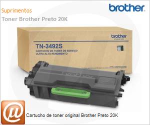 TN3492SBR - Cartucho de toner original Brother Preto 20K 
