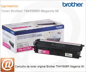 TN419MBR - Cartucho de toner original Brother TN419MBR Magenta 9K 