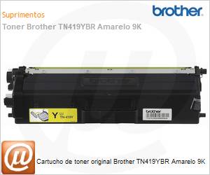TN419YBR - Cartucho de toner original Brother TN419YBR Amarelo 9K 