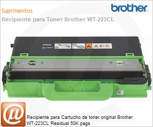 WT-223CL - Recipiente para Cartucho de toner original Brother WT-223CL Residual 50K pags