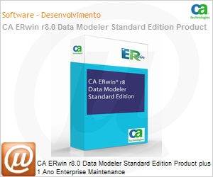 ER8SENPDT0000C4 - CA ERwin r8.0 Data Modeler Standard Edition Product plus 1 Ano Enterprise Maintenance 