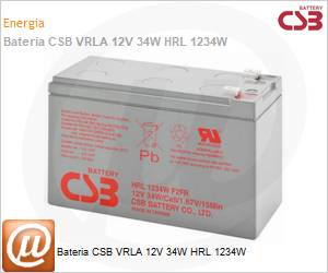 HRL1234W - Bateria CSB VRLA 12V 34W HRL 1234W
