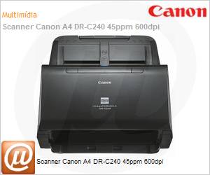 0651C014AA - Scanner Canon A4 DR-C240 45ppm 600dpi 
