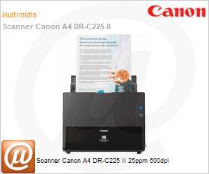 3258C010AA - Scanner Canon A4 DR-C225 II 25ppm 600dpi 