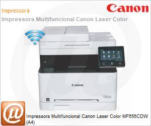 5158C019AA - Impressora Multifuncional Canon Laser Color MF656CDW (A4)