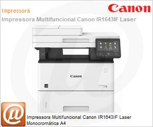 5160C005AB - Impressora Multifuncional Canon IR1643IF Laser Monocromtica A4 