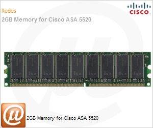 Cisco - ASA5520-MEM-2GB= - 2GB Memory for Cisco ASA 5520 - MicroSafe