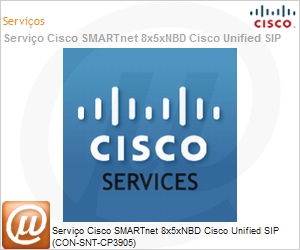 CON-SNT-CP3905 - Servio Cisco SMARTnet 8x5xNBD Cisco Unified SIP (CON-SNT-CP3905) 