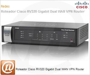 RV320-K9-NA - Roteador Cisco RV320 Gigabit Dual WAN VPN Router