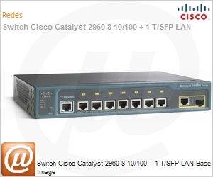 WS-C2960-8TC-L - Switch Cisco Catalyst 2960 8 10/100 + 1 T/SFP LAN Base Image