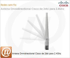 AIR-ANT2422DW-R - Antena Omnidirectional Cisco de 2dbi para 2.4Ghz