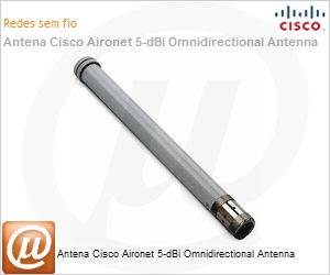 AIR-ANT2450V-N= - Antena Cisco Aironet 5-dBi Omnidirectional Antenna