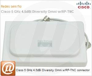 AIR-ANT5145V-R - Cisco 5 GHz 4.5dBi Diversity Omni w/RP-TNC connector