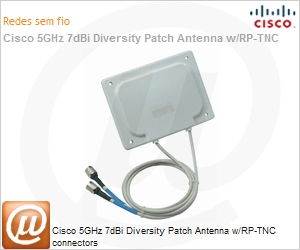 AIR-ANT5170P-R - Cisco 5GHz 7dBi Diversity Patch Antenna w/RP-TNC connectors