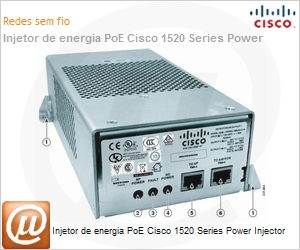 AIR-PWRINJ1500-2= - Injetor de energia PoE Cisco 1520 Series Power Injector