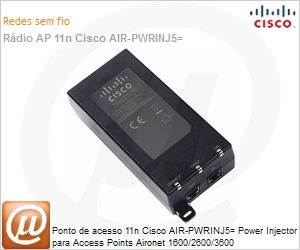 AIR-PWRINJ5= - Ponto de acesso 11n Cisco AIR-PWRINJ5= Power Injector para Access Points Aironet 1600/2600/3600