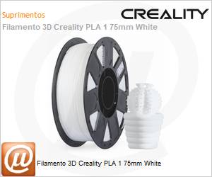 3301010121 - Filamento 3D Creality PLA 1 75mm White