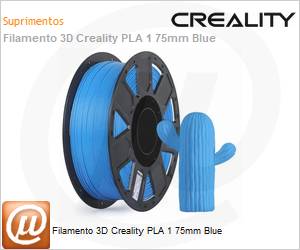 3301010125 - Filamento 3D Creality PLA 1 75mm Blue