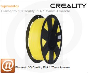 3301010126 - Filamento 3D Creality PLA 1 75mm Amarelo