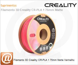 3301010300 - Filamento 3D Creality CR-PLA 1 75mm Matte Vermelho