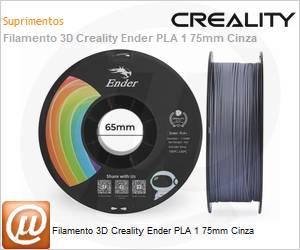 3301010308 - Filamento 3D Creality Ender PLA 1 75mm Cinza