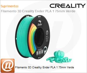 3301010311 - Filamento 3D Creality Ender PLA 1 75mm Verde