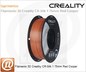 3301120002 - Filamento 3D Creality CR-Silk 1 75mm Red Cooper