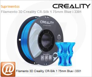 3301120006 - Filamento 3D Creality CR-Silk 1 75mm Blue i 3301