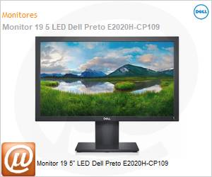 210-BJTX - Monitor 19 5" LED Dell Preto E2020H-CP109 