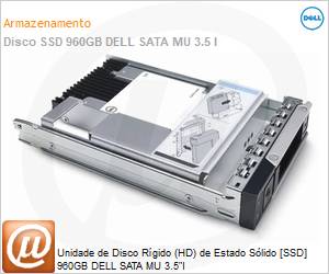 345-BEC - Unidade de Disco Rgido (HD) de Estado Slido [SSD] 960GB DELL SATA MU 3.5"I