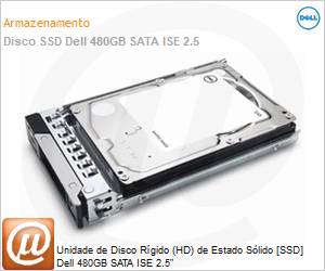 345-BGVP - Unidade de Disco Rgido (HD) de Estado Slido [SSD] Dell 480GB SATA ISE 2.5" 