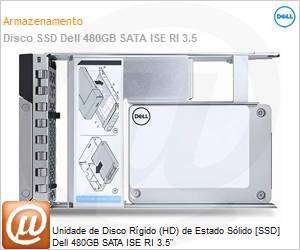 345-BGVS - Unidade de Disco Rgido (HD) de Estado Slido [SSD] Dell 480GB SATA ISE RI 3.5" 