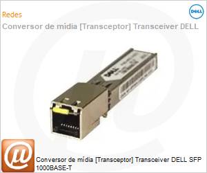 407-BBOS - Conversor de mdia [Transceptor] Transceiver DELL SFP 1000BASE-T 