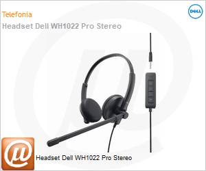 520-AAWV-CP99 - Headset Dell WH1022 Pro Stereo