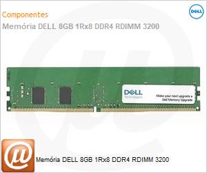 AA783420 - Memria DELL 8GB 1Rx8 DDR4 RDIMM 3200