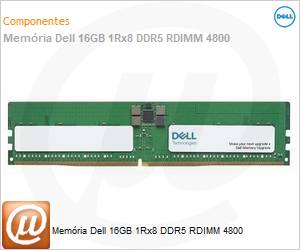 AC239377 - Memria Dell 16GB 1Rx8 DDR5 RDIMM 4800 