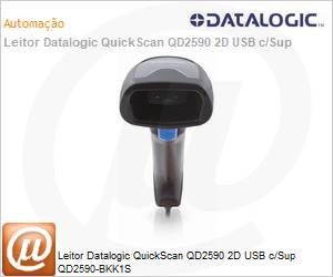 QD2590-BKK1SA - Leitor Datalogic QuickScan QD2590 2D USB c/Sup QD2590-BKK1S 