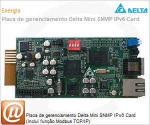 SCMS100035 - Placa de gerenciamento Delta Mini SNMP IPv6 Card (Inclui funo Modbus TCP/IP) 