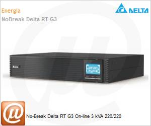 UPA302R2RX0B0B1 - No-Break Delta RT G3 On-line 3 kVA 220/220 