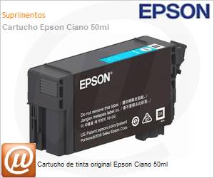 T40W220 - Cartucho de tinta original Epson Ciano 50ml