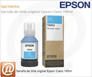 T49H200 - Garrafa de tinta original Epson Ciano 140ml