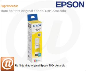 T504422-BR - Refil de tinta original Epson T504 Amarelo