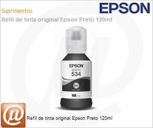 T534120-AL - Refil de tinta original Epson Preto 120ml