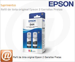 T544120-2P - Refil de tinta original Epson 2 Garrafas Pretas