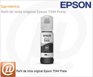 T544122-BR - Refil de tinta original Epson T544 Preta