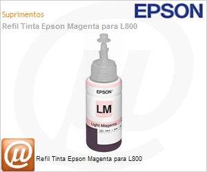 T673320-AL - Refil Tinta Epson Magenta para L800