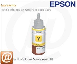 T673420-AL - Refil Tinta Epson Amarelo para L800