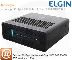 46NK100V1022 - Desktop PC Elgin NK100 Intel Core N100 8GB 256GB SSD Windows 11 Pro 