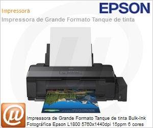 C11CD82302 - Impressora Tanque de tinta Epson EcoTank L1800 A3