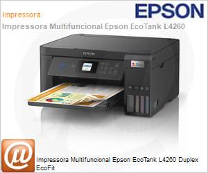 C11CJ63302 - Impressora Multifuncional Tanque de tinta Epson EcoTank L4260 Duplex EcoFit 